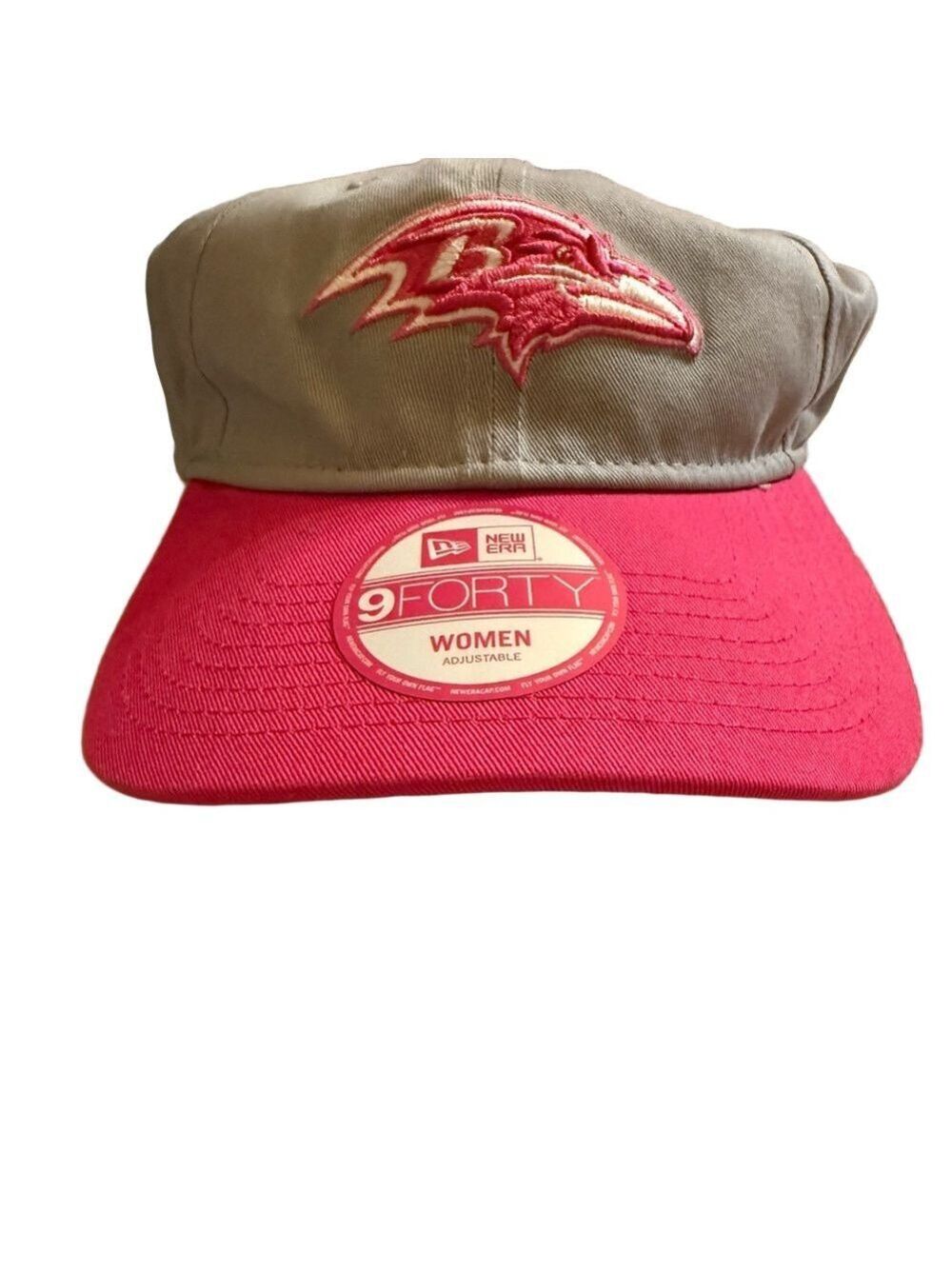 New Era Gray and Pink 9FORTY Women's Cap